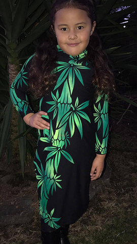 Annie's Green Ofe Dress